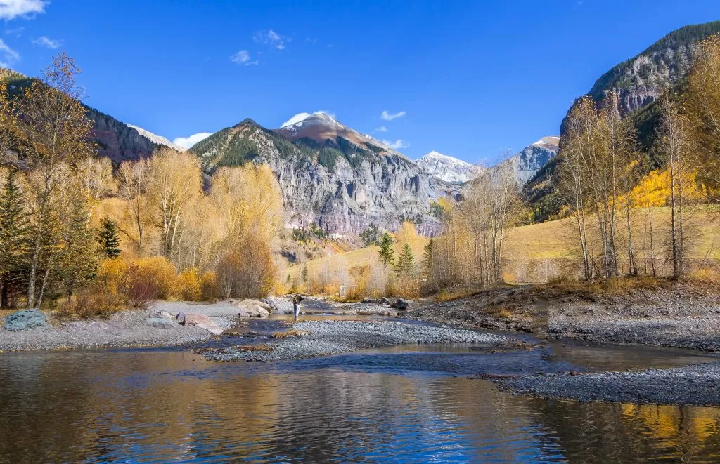 Fly Fish in Telluride, CO when you rent your luxury cabin or condo from SilverStar Telluride