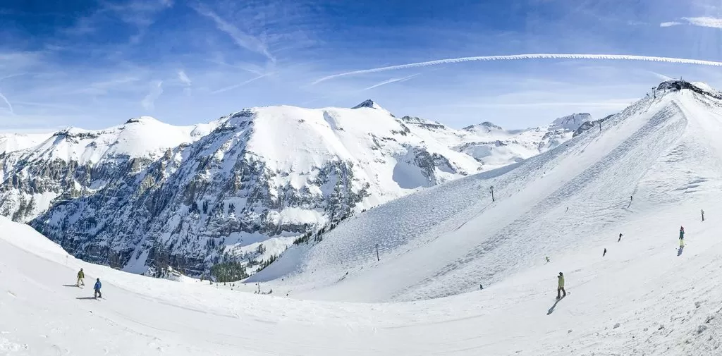 Telluride, Colorado snowy mountain